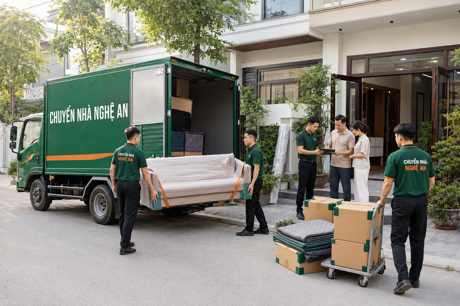 Dịch vụ chuyển nhà trọn gói tại Nghệ An