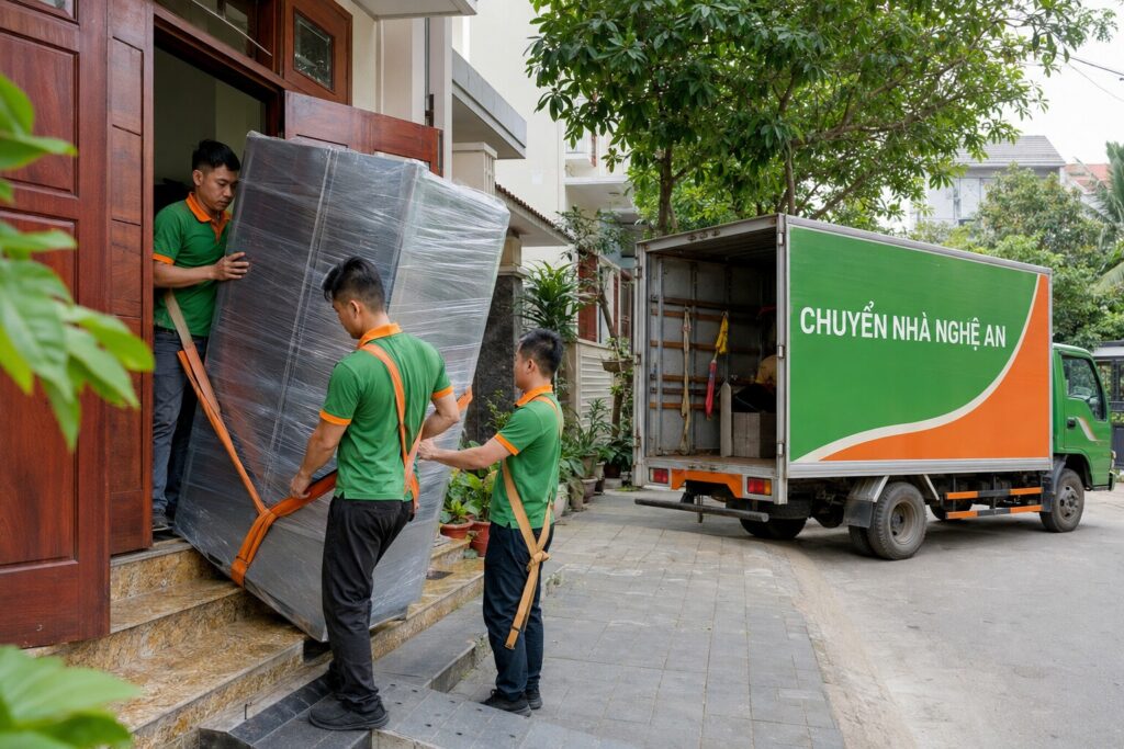 Chuyển nhà liên tỉnh từ Nghệ An