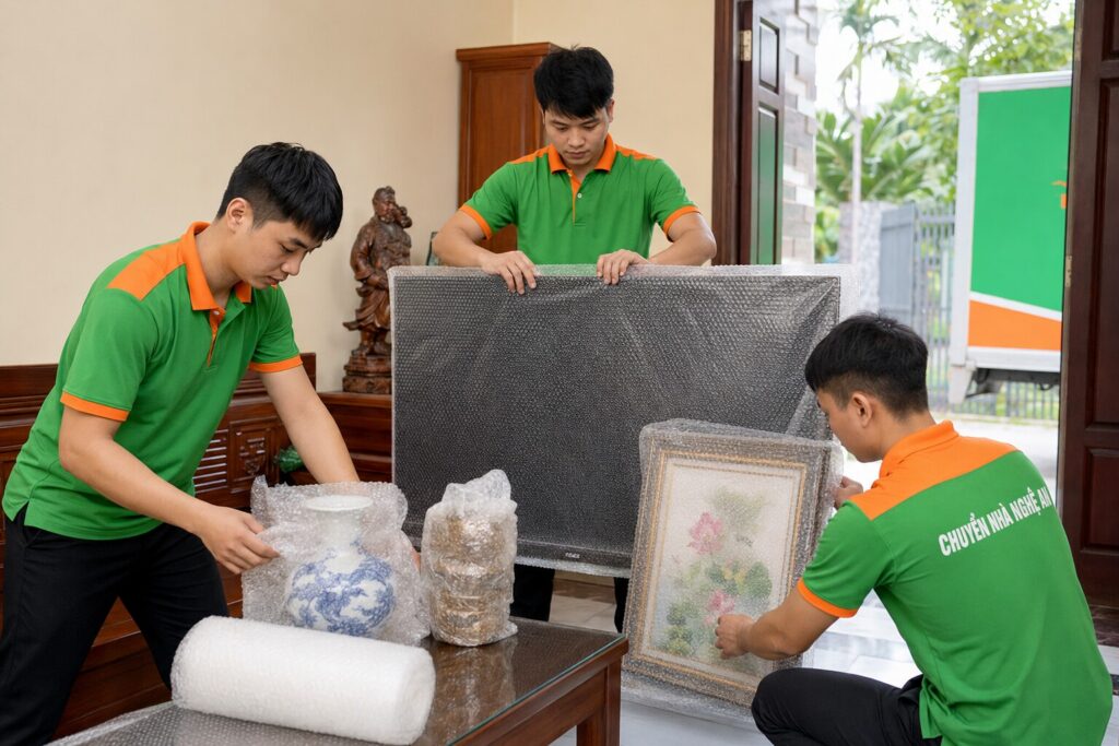 Tháo rời tủ, giường khi chuyển nhà
