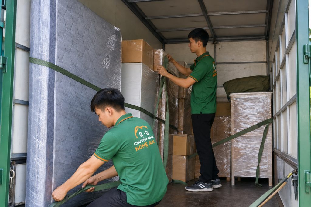 Xe tải Chuyển Nhà Nghệ An phục vụ dịch vụ chuyển nhà trọn gói tại phường Vinh Lộc