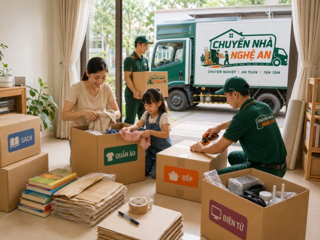 Hướng dẫn đóng gói đồ đạc chuyển nhà