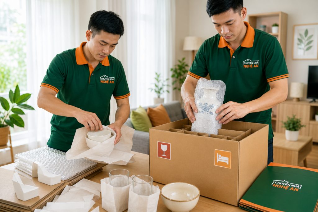 Hướng dẫn đóng gói đồ đạc chuyển nhà
